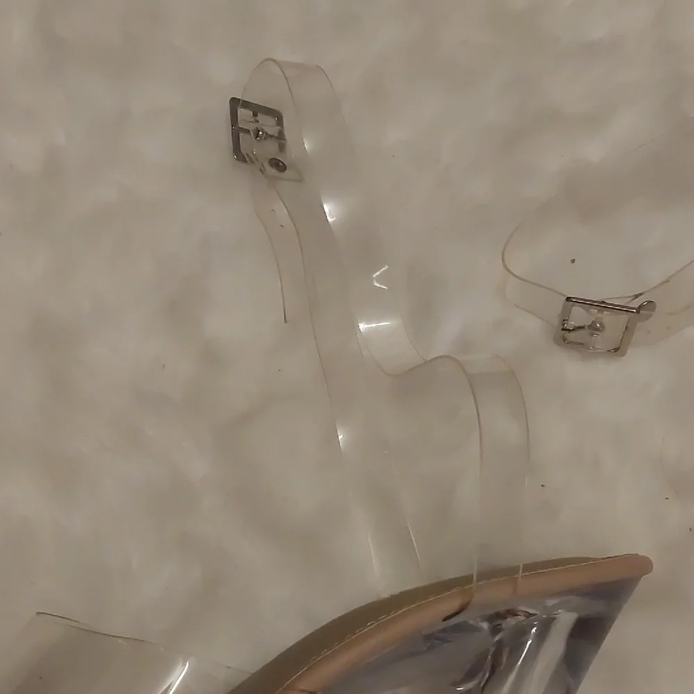 Fashion Nova Clear Stiletto Heels - Picture 15 of 15